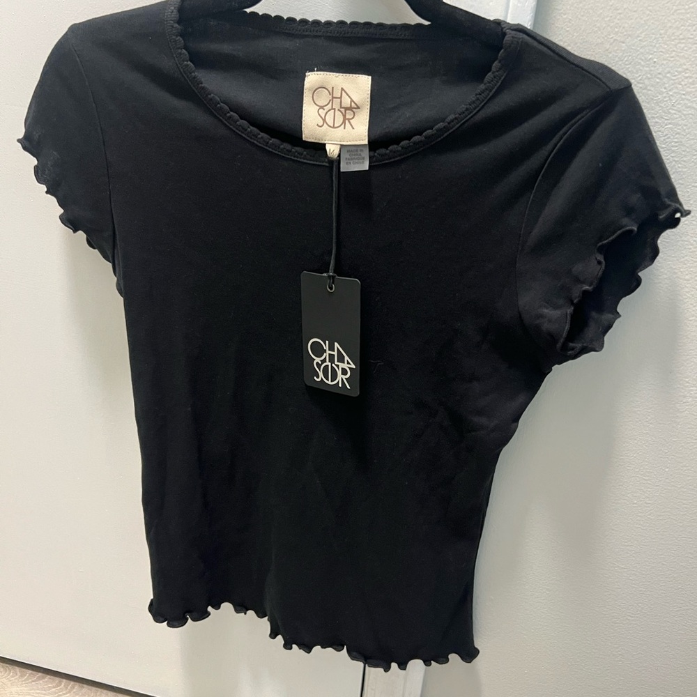 Chaser Black Short Sleeve Tee